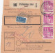 BiZone Paketkarte 1948: Pfaffenhofen N. Berchtesgaden, Notopfer, Nachgebühr - Cartas & Documentos