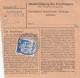 BiZone Paketkarte 1948: Pfaffenhofen N. Berchtesgaden, Notopfer, Nachgebühr - Cartas & Documentos
