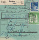 BiZone Paketkarte 1948: Weinheim Nach Haar, Wertkarte, Besonderes Formular - Brieven En Documenten