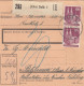 BiZone Paketkarte 1948: Selb Nach Putzbrunn über Bahnstation Biberg, Nachgebühr - Lettres & Documents