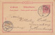 Australien: Deutsche Seepost Albany 1897, Ganzsache Nach Pinneberg - Covers & Documents