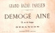 CHROMO GRAND BAZAR PARISIEN DEMOGE AINE BESANCON MEMES SCENES DE VIE CHEZ LE COUPLE ET LES OISEAUX N°1 LE DEPART - Andere & Zonder Classificatie