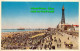 R455158 Central Promenade And Sands. Blackpool. H. 5536. De Luxe Colour. Valenti - World