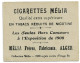 CIGARETTES MELIA -   D'ARVILLE   - Tirage B - Melia