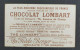 Chromo Chocolat Lombart Tom Tit - Lombart