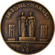 France, Médaille, Château-Thierry, Monument Américain, 1917-1918, Bronze - Other & Unclassified