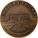 France, Médaille, Château-Thierry, Monument Américain, 1917-1918, Bronze - Otros & Sin Clasificación