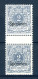 Deutsches Reich Senkr. Paar 52 SP Postfrisch Aufdruck Specimen #HF028 - Unused Stamps