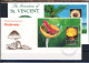 St. Vincent Gr. 915-926, Block 105+07 Pilze Ersttagesbrief/FDC #JR616 - St.Vincent Und Die Grenadinen