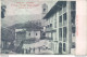 Ae123 Cartolina Oncino Valle Po Piazza E Chiesa 1911 Provincia Di Cuneo - Cuneo