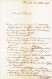 Médaillon N°7 (1 Voisin Et TB Margé) Sur Lettre Avec Contenu -  Obl. 14 Barres BRUXELLES (1852) Vers LIEGE - 1851-1857 Médaillons (6/8)