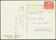 Switzerland Postcard With Stamps 1959 - Andere & Zonder Classificatie