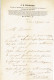 N°7 Margé Sur Lettre Avec Contenu - Belle Oblit. P24 BRUXELLES (1852) Vers LIEGE + Entête J.B. TIRCHER Imprimeur-éditeu - 1851-1857 Medallions (6/8)