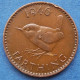 UK - 1 Farthing 1946 "wren" KM# 843 George VI (1936-52) Bronze - Edelweiss Coins - Other & Unclassified