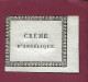 140524 - ETIQUETTE ANCIENNE - Crème D'angélique - Other & Unclassified