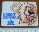 AUTOCOLLANT CREDIT LYONNAIS - LION - Adesivi