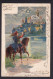Ubschied - Behut Dich Gottles Mar Zu Schon Geroesen Behut Dich Gott / Year 1901 / Long Line Postcard Circulated, 2 Scans - Paintings