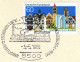 9th International Congress Of Christian Railways And Postal Service 1986 May 3, 1987 Postcard, Seal Railway Theme. - Postkaarten - Gebruikt