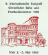 9th International Congress Of Christian Railways And Postal Service 1986 May 3, 1987 Postcard, Seal Railway Theme. - Postcards - Used