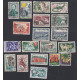 19 Timbres Colonies AEF N°228 à N°245 - 1951-58 -  Cote 20€ Lartdesgents - Lettres & Documents