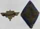 Delcampe - Bel Insigne Militaire WW2 - FRANCE LIBRE - Moustique - Numéroté 13206 + écusson FFL Croix De Lorraine - 1939-45