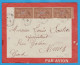 LETTRE PAR AVION DE 1926, MAROC POUR LA FRANCE - LIGNES AERIENNES FRANCE-MAROC-ALGERIE-SENEGAL -TIMBRES MERSON SURCHARGE - Luftpost