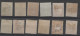 YT 24- 36 INCOMPLET, LOT PREOBLITERE NEUFS* TRES FORTE COTE , A VOIR, STAMPS BRIEFMARKEN - 1893-1947