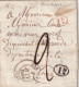 LETTRE. 19 JUIN 44. TARARE. RHONE . BOITE RURALE M = PONTCHARRA POUR NERONDE - 1801-1848: Précurseurs XIX