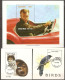 Tanzanie 1992/1995 - Petit Lot De 5 Blocs - James Dean MNH - Military Aircrafts - Chat - Oiseau - Cheval Oblitérés - Tansania (1964-...)