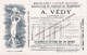 LOUVIERS -27-Buvard Ancien COURROIES CUIR VEDY Pour Moulins-après 1906-Manufacture De Courroies De Transmission-16-05-24 - Sonstige & Ohne Zuordnung