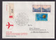 Flugpost Einschreibe Brief Air Mail Schweiz Swissair Rio De Janeiro Brasilien - Brieven En Documenten