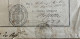 ROSSETTI ANNIBALE, CONSOLE GENERALE DI TOSCANA IN ALESSANDRIA D'EGITTO - 21/8/1852 -   FIRMA AUTOGRAFA CONTROFIRMATA  -- - Historische Dokumente