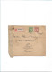 Entier Postal Norvège France 1915  Enveloppe  Adressée à Arthur Maury  2 Cachets De Cire Au Dos - Collections