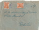 Palestine Lettre De SAFITA  Du 6 1918 , Manque Une Partie Du Rabat Mais Avec Cachet D' Arrivée - Palestina