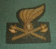 Fregio Ricamato Per Berretto Rigido Genio Pionieri - Esercito Italiano - USATO - Italian Army Embroided Cap Device (267) - Army