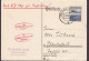 Deutsches Reich Zeppelin-Post DOUBLE Red Cds. Im Oval 'Mit Luftschiff LZ 129 Befördert' FRIEDRICHSHAFEN 1936 Postkarte - Poste Aérienne & Zeppelin