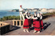 [64] Folklore - Costumes - Pays Basque - Groupe Folklorique Bi-Harri - Danse Des Arceaux - Cpsm PF 1962 ( ͡◕ ͜ʖ ͡◕) ♦ - Tänze