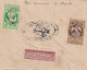 Delcampe - LETTRE. 12 NOV 50. RAILLAN. PECHERIE OZOURI. PORT GENTIL GABON - Covers & Documents