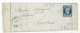 Lettre De TOURS Pour LOCHES PC 3398 Sur Napoleon 14Ai - Journal D'Indre Et Loire 1857 - 1849-1876: Classic Period