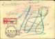 1947, R-Brief Mit Notzettel Von WESTERLAND Nach Niebüll. Mit Gestrichenem Nachporto "108" - Lettres & Documents
