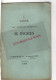 82- MONTAUBAN- 75- PARIS- RARE CATALOGUE VENTE TABLEAUX DESSINS INGRES-PEINTRE-1867- CHARLES PILLET -M. HARO -DROUOT - Historical Documents