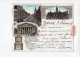 376 - LONDON - Cheapside - Imperial Institute - Royal Exchange *1898*litho* - Other & Unclassified
