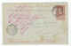 Entier 10 C. GOSSELIES 1896 Usines AUBRY - Postcards 1871-1909