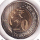 INDIA COIN LOT 438, 20 RUPEES 2020, RAIN DROPS, HYDERABAD MINT, UNC - Indien