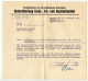 Germany 1940 Cover & Letter; Hannover - Wirtschaftskammer Niedersachsen To Schiplage; 12pf. Hindenburg - Cartas & Documentos