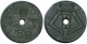 25 CENTIMES 1943 BELGIUM Coin #AW979.U.A - 25 Centimes
