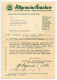 Germany 1939 Cover & Letter; Hannover - Allgemeine Kranken-Verſicherungs To Schiplage; 12pf. Hindenburg - Cartas & Documentos