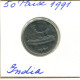 50 PAISE 1991 INDIA Coin #AY793.U.A - Inde