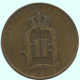 5 ORE 1889 SWEDEN Coin #AC633.2.U.A - Suède