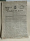 Italy Newspaper DIARIO DI ROMA 1821. Article Romania Romanian Revolution Tudor Vladimirescu - Avant 1900